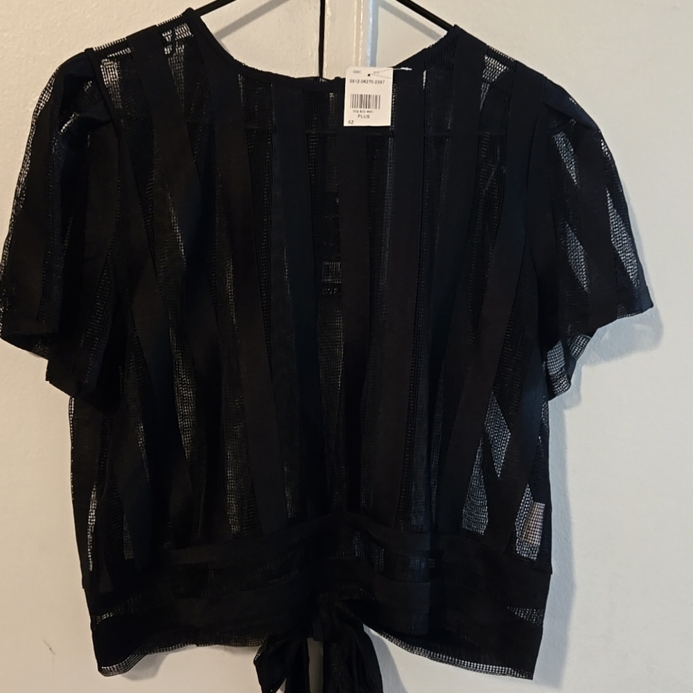 NWT womens sheer top